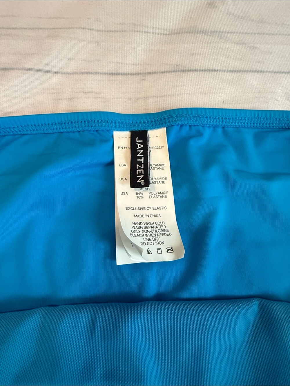 Jantzen Swim Skirt/Skorts Light Blue & Dark Blue, Bundle of 2 - Picture 12 of 13